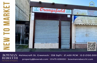 Popular Greenock Chip Shop Available to Let