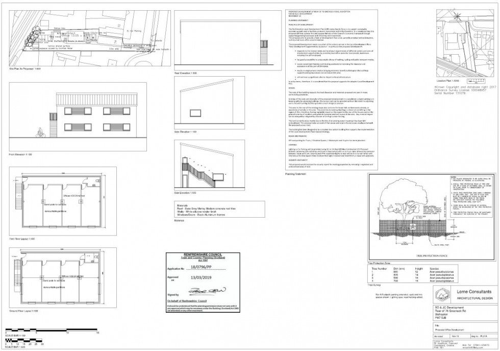 Floorplan for Office 7, 78 Greenock Road, Bishopton