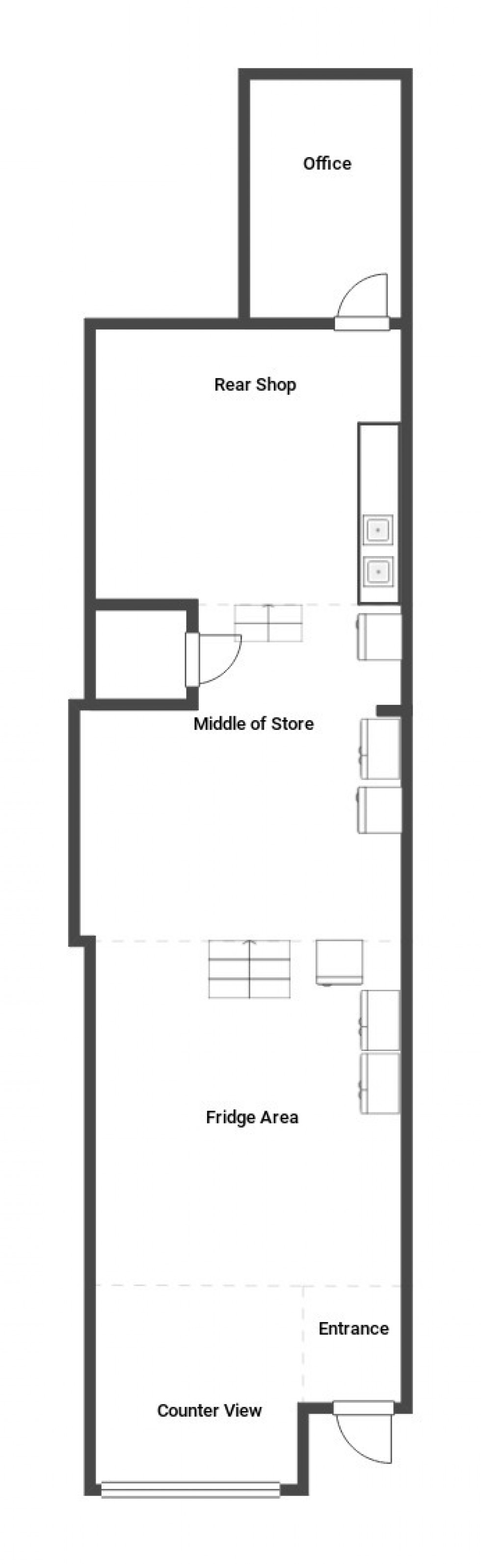Floorplan for Ashton Stores, Gourock