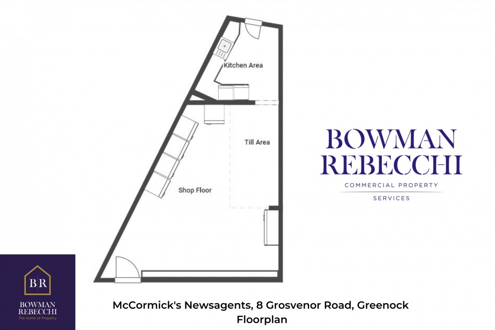 Floorplan for McCormick's Newsagents, Greenock