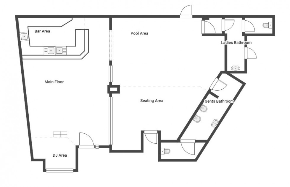 Floorplan for Bucks Head Tavern, Galston