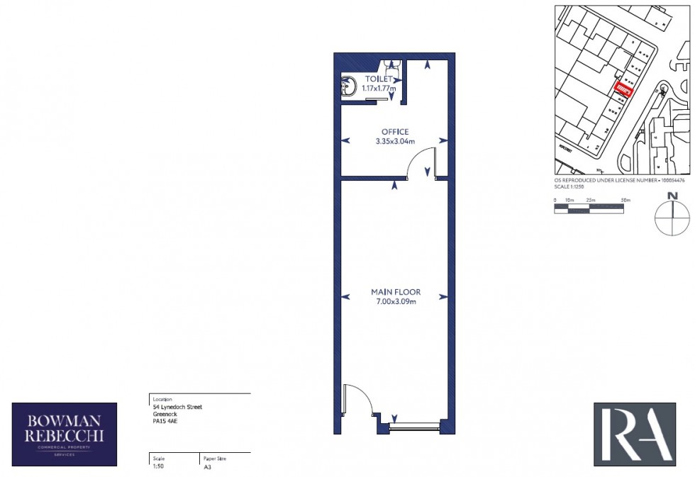 Floorplan for Lynedoch Street, Greenock