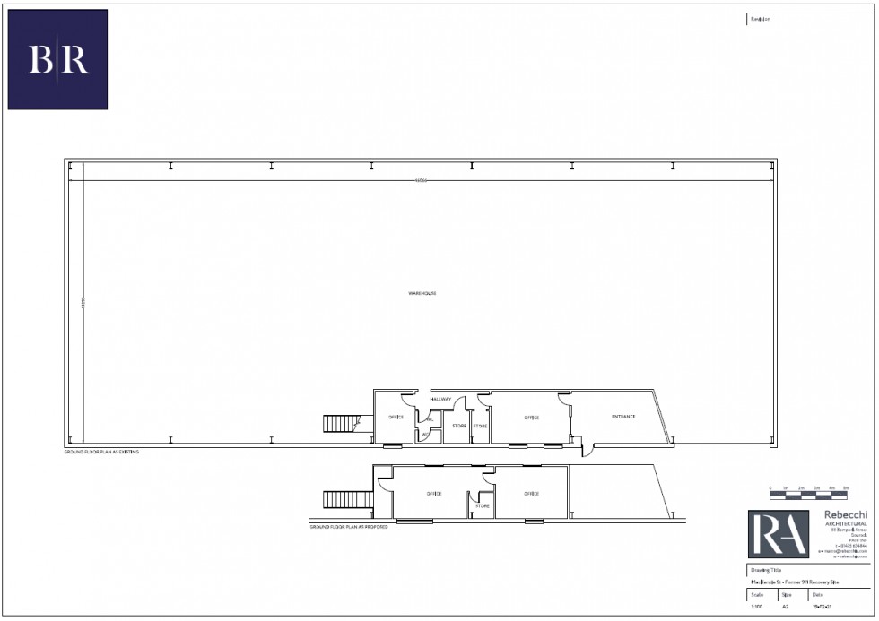 Floorplan for MacKenzie Street, Cappielow Industrial Estate, Greenock