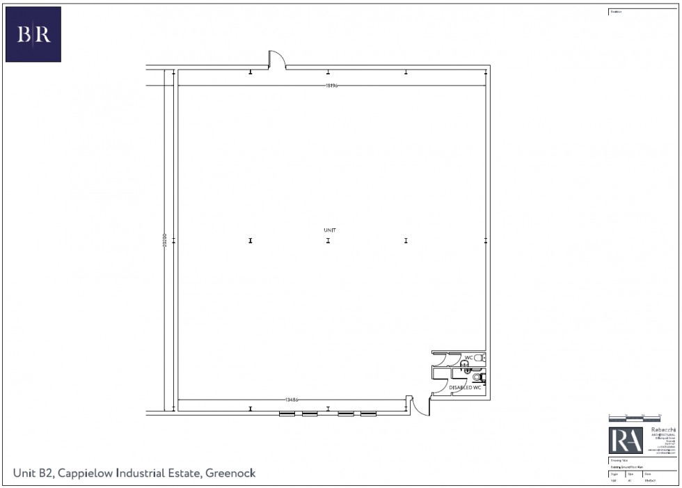 Floorplan for Cappielow Industrial Estate, Mackenzie Street, Greenock