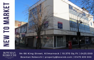 Kilmarnock Town Centre Property Up For Sale