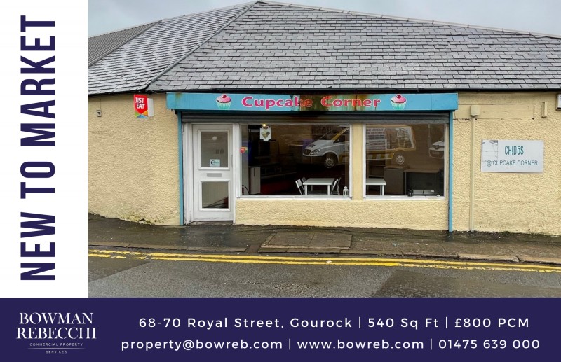Popular Gourock Cafe/Takeaway Available To Let Or By