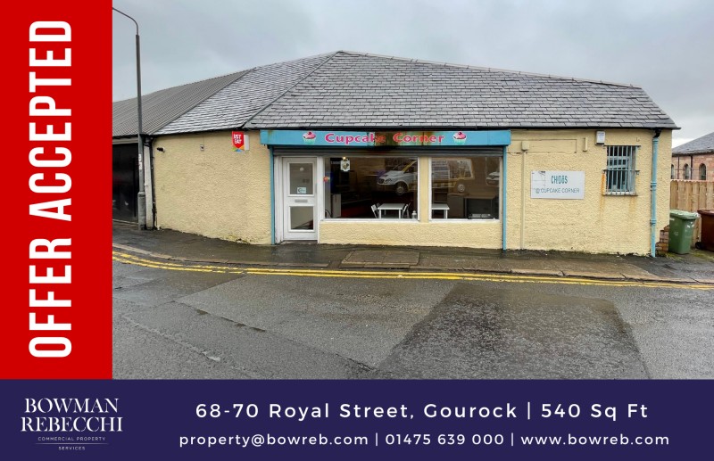 Offer Accepted For Popular Gourock Hot Food Takeaway
