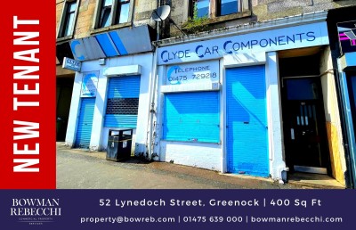 New Tenant For Greenock Commercial Property