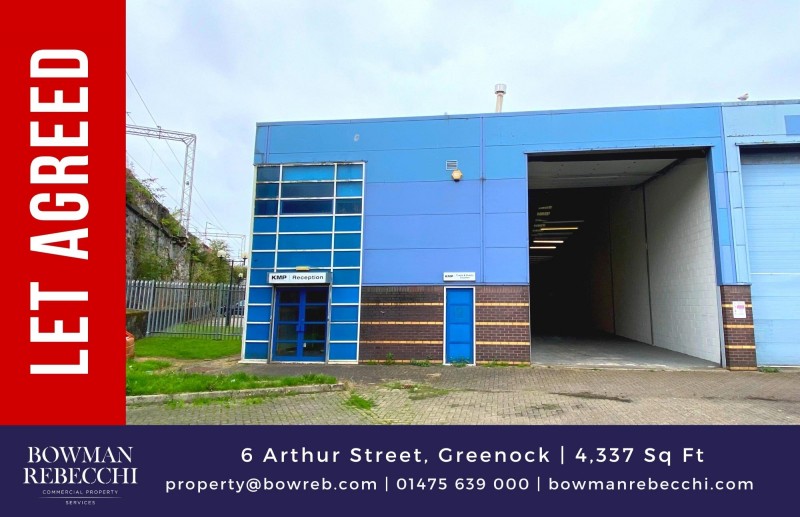 New Tenancy For Large Greenock Industrial Unit