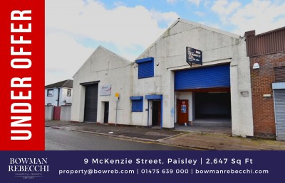 Offer Accepted For Superb Paisley Industrial Unit