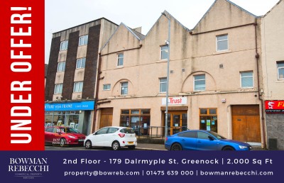 Let Agreed For Second Floor Of Greenock Town Centre Office Space