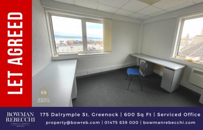 Let Agreed For Greenock Town Centre Serviced Office
