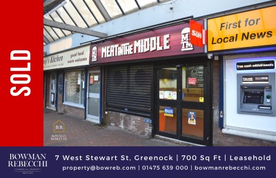 New Operator For Leasehold Of Greenock Town Centre Takeaway