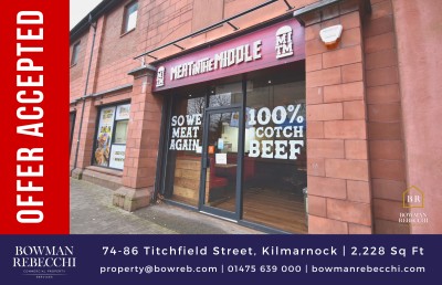 Offer Accepted For Kilmarnock Hot Food Leasehold