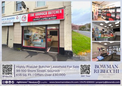Highly Popular Gourock Butcher Shop Comes To Market