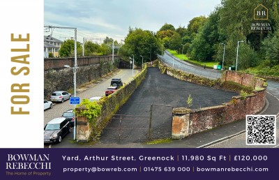 Freehold Of Greenock Yard Available To Purchase