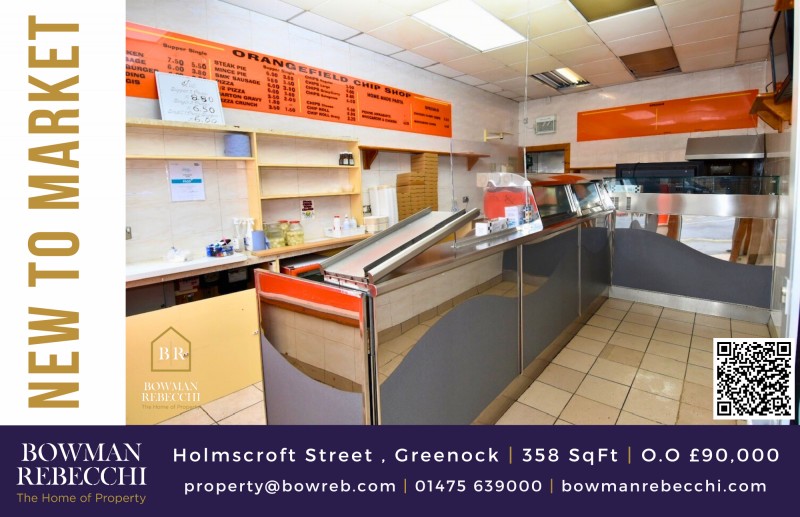 Popular Greenock Chip Shop Freehold Available To Purchase