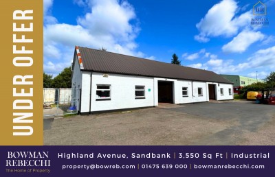 New Tenant Secured for Rarely Available Dunoon Industrial Unit 